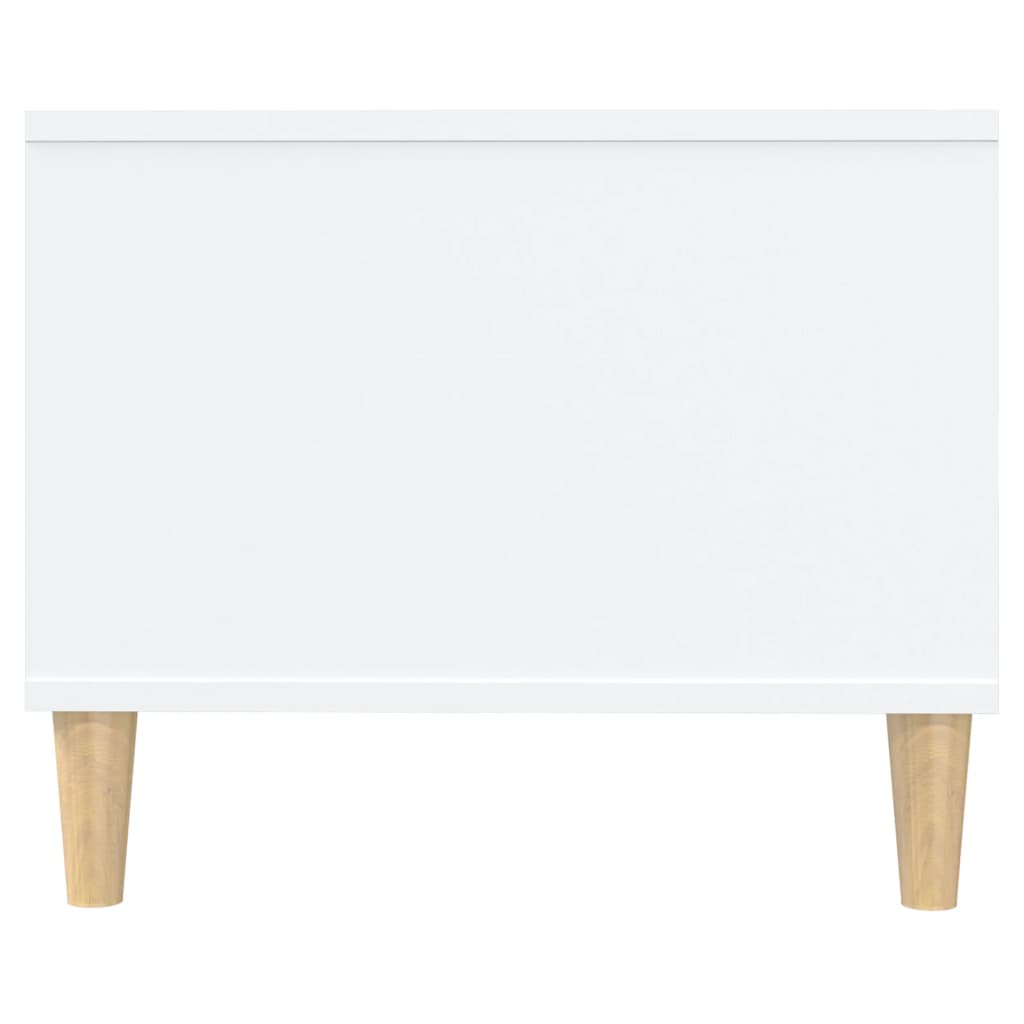 vidaXL Table basse blanche 102x50x40 cm Bois d'ingénierie