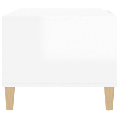 vidaXL Couchtisch Hochglanz-Weiß 102x50x40 cm Holzwerkstoff