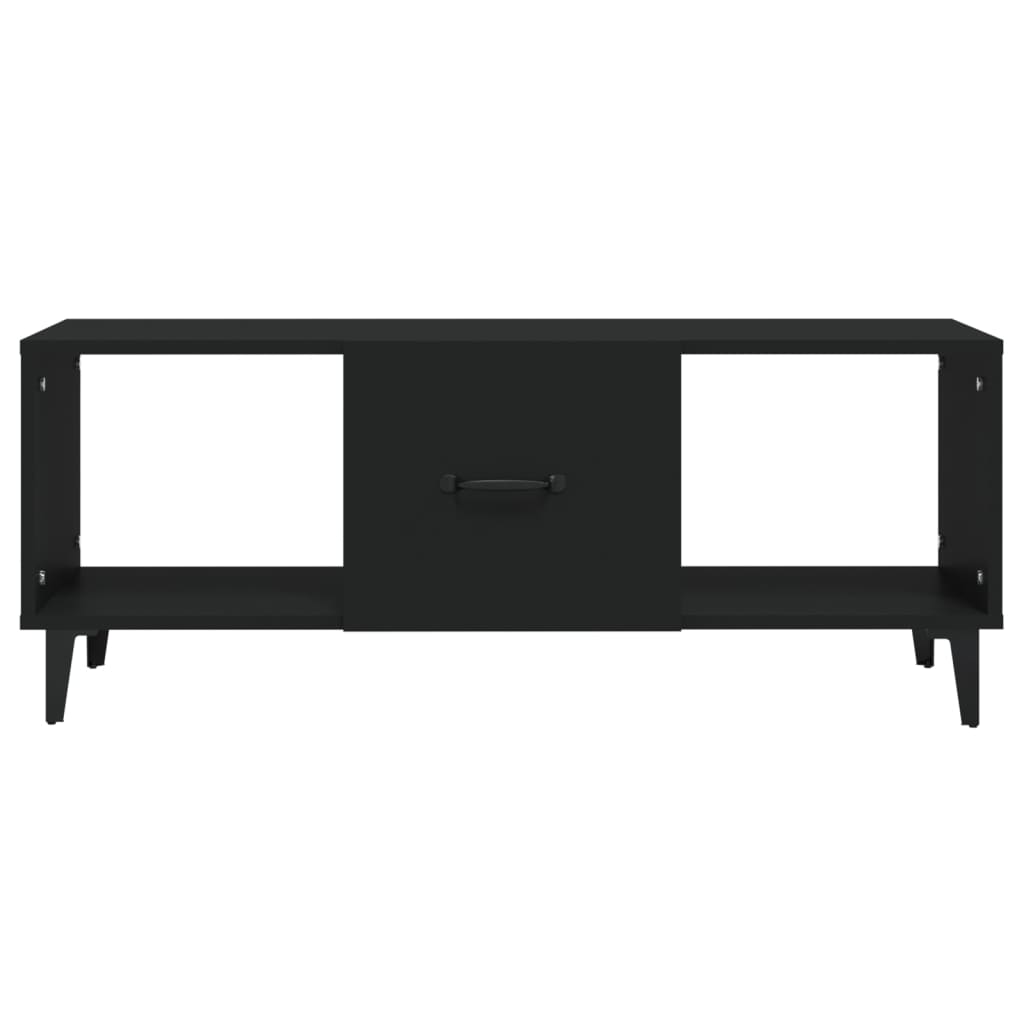 vidaXL Couchtisch Schwarz 102x50x40 cm Holzwerkstoff