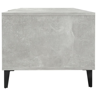 vidaXL Couchtisch Betongrau 102x50x40 cm Holzwerkstoff