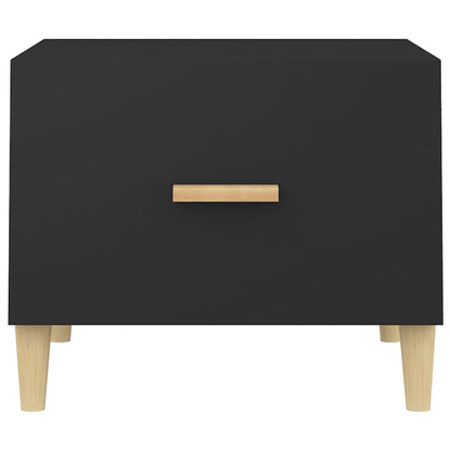 Couchtische 2 Stk. Schwarz 50x50x40 cm Holzwerkstoff