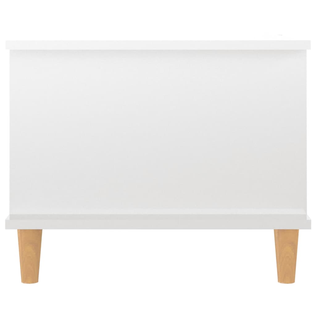 vidaXL Couchtisch Hochglanz-Weiß 90x50x40 cm Holzwerkstoff
