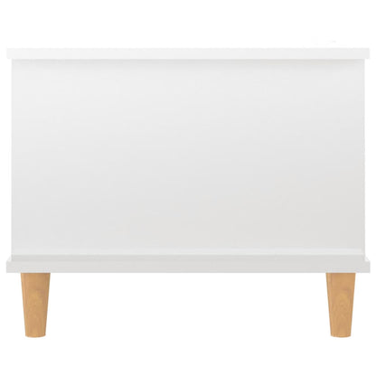 vidaXL Couchtisch Hochglanz-Weiß 90x50x40 cm Holzwerkstoff