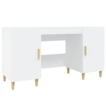 vidaXL Schreibtisch Weiß 140x50x75 cm Holzwerkstoff