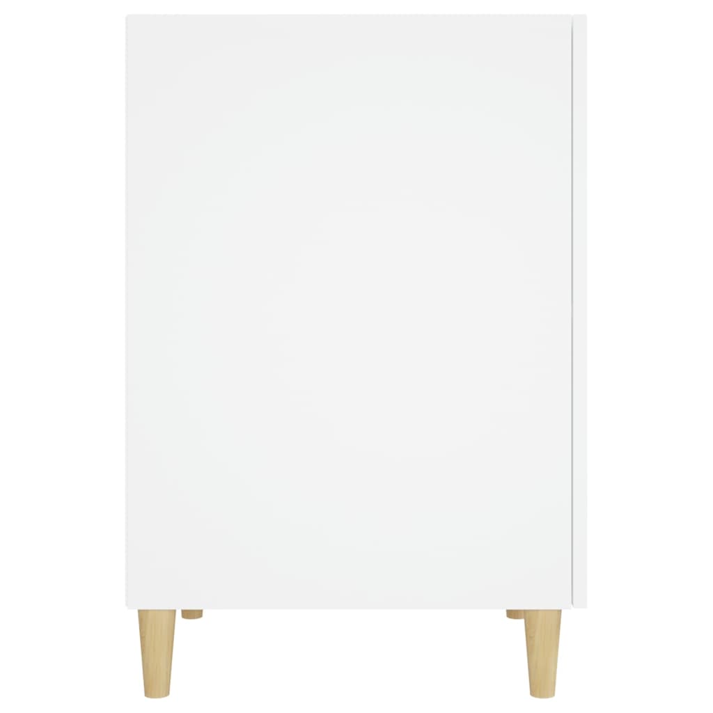 vidaXL Bureau blanc 140x50x75 cm en bois d'ingénierie