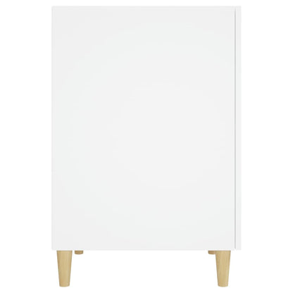 vidaXL Bureau blanc 140x50x75 cm en bois d'ingénierie