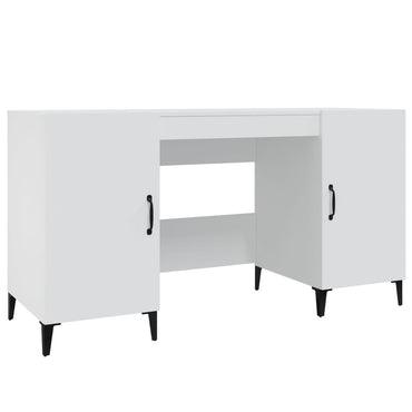 vidaXL Schreibtisch Weiß 140x50x75 cm Holzwerkstoff