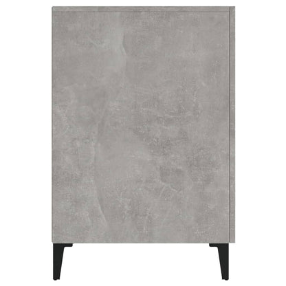 vidaXL Bureau gris béton 140x50x75 cm Aggloméré