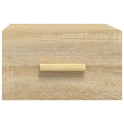 vidaXL Wand-Nachttische 2 Stk. Sonoma-Eiche 35x35x20 cm