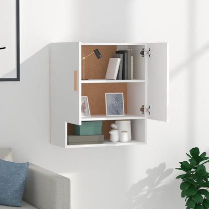 vidaXL Armoire Murale Blanche 60x31x70 cm Aggloméré