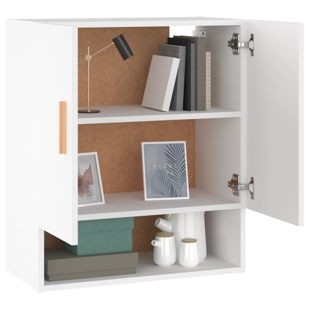 vidaXL Armoire Murale Blanche 60x31x70 cm Aggloméré