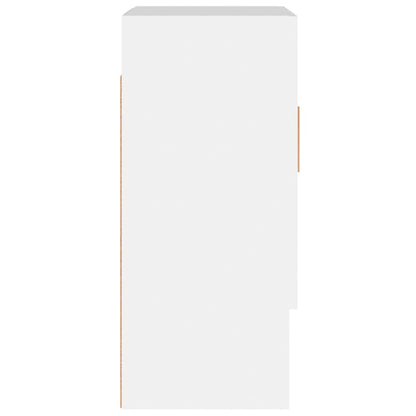vidaXL Armoire Murale Blanche 60x31x70 cm Aggloméré