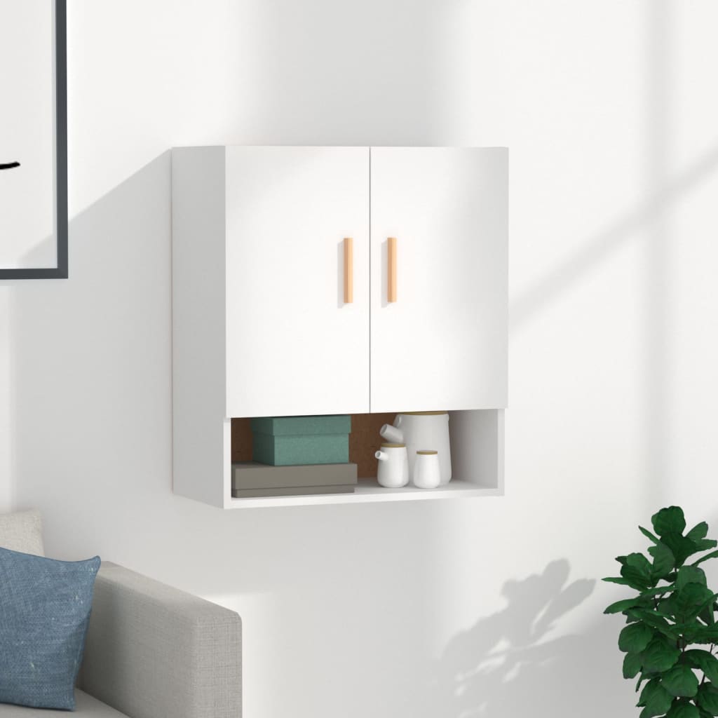 vidaXL Armoire Murale Blanche 60x31x70 cm Aggloméré