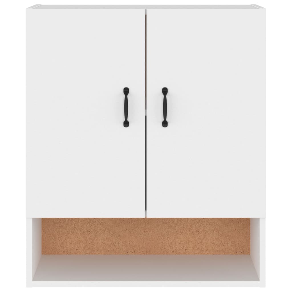 vidaXL Armoire murale blanche 60x31x70 cm en bois d'ingénierie