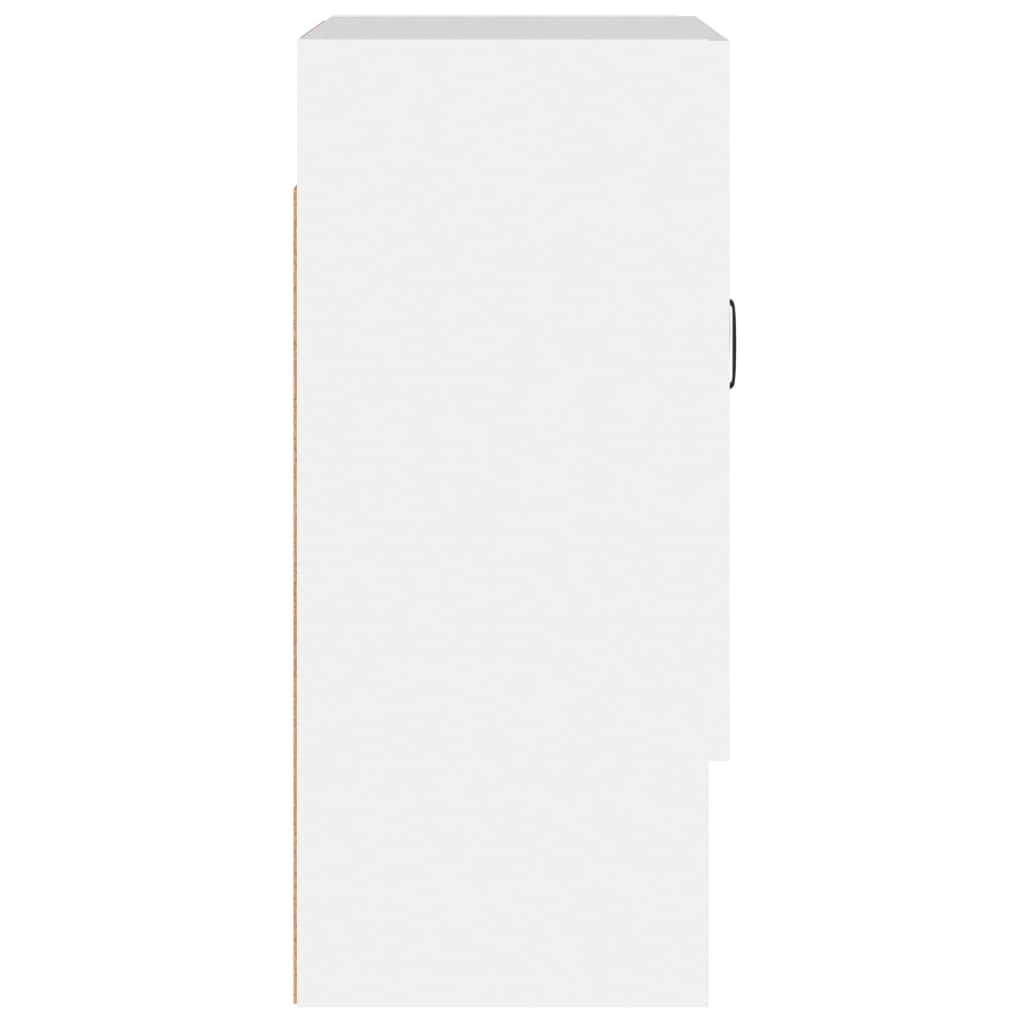 vidaXL Armoire murale blanche 60x31x70 cm en bois d'ingénierie