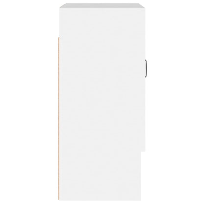 vidaXL Armoire murale blanche 60x31x70 cm en bois d'ingénierie