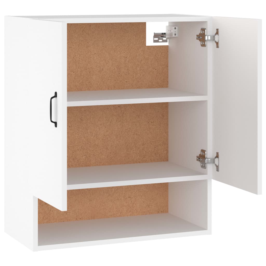 vidaXL Armoire murale blanche 60x31x70 cm en bois d'ingénierie