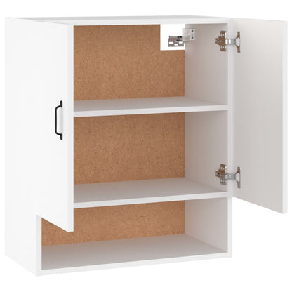 vidaXL Armoire murale blanche 60x31x70 cm en bois d'ingénierie