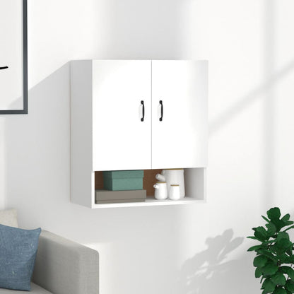 vidaXL Armoire murale blanche 60x31x70 cm en bois d'ingénierie