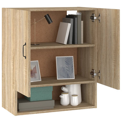 vidaXL Wandschrank Sonoma-Eiche 60x31x70 cm Holzwerkstoff