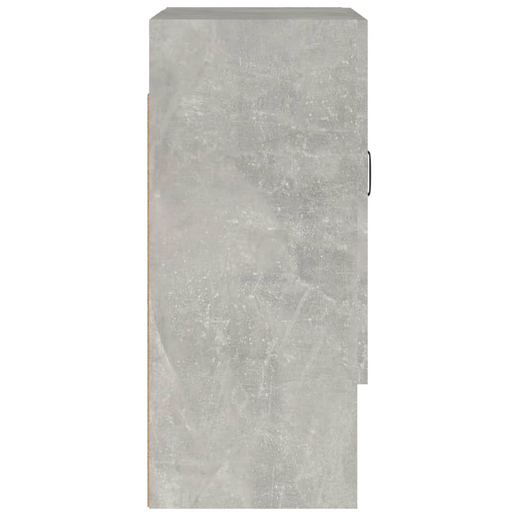 vidaXL Wandschrank Betongrau 60x31x70 cm Holzwerkstoff