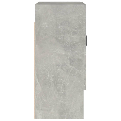 vidaXL Wandschrank Betongrau 60x31x70 cm Holzwerkstoff