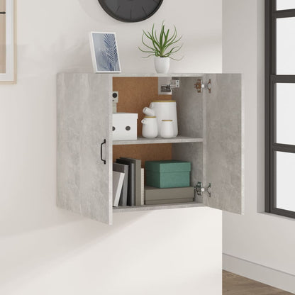 vidaXL Wandschrank Betongrau 60x31x60 cm Holzwerkstoff