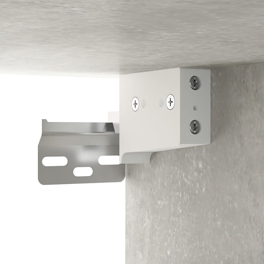 vidaXL Wandschrank Betongrau 60x31x60 cm Holzwerkstoff