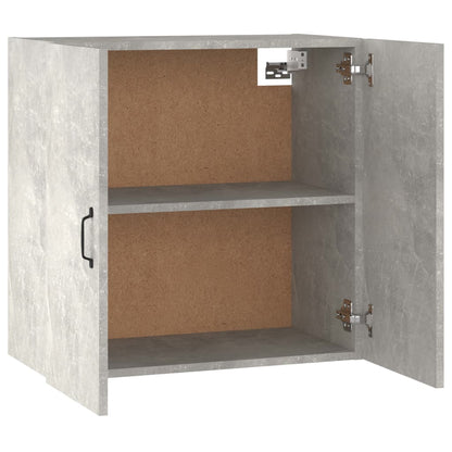 vidaXL Wandschrank Betongrau 60x31x60 cm Holzwerkstoff