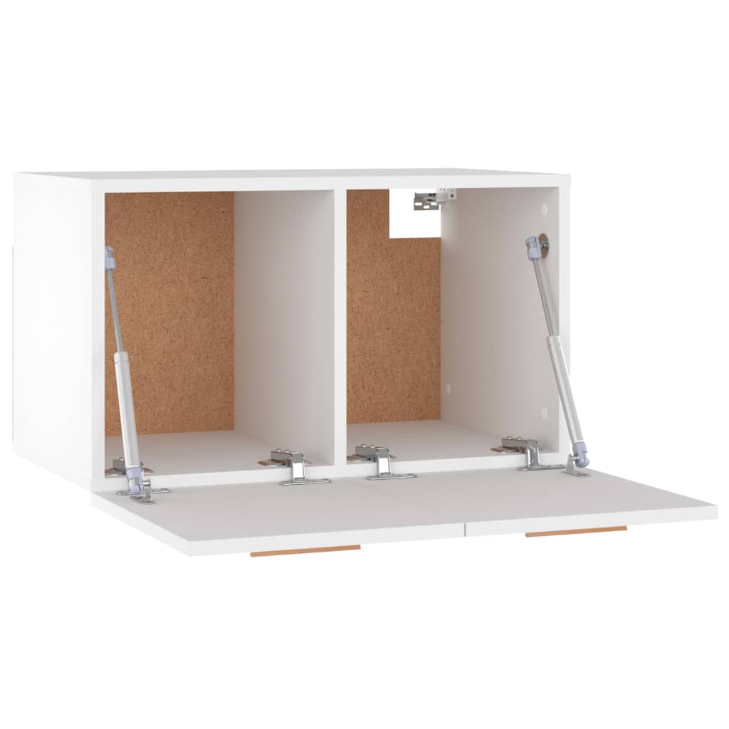 vidaXL Armoire murale blanche 60x36,5x35 cm en bois d'ingénierie