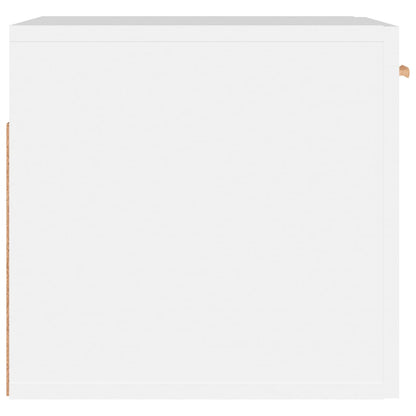vidaXL Armoire murale blanc 80x35x36,5 cm Aggloméré