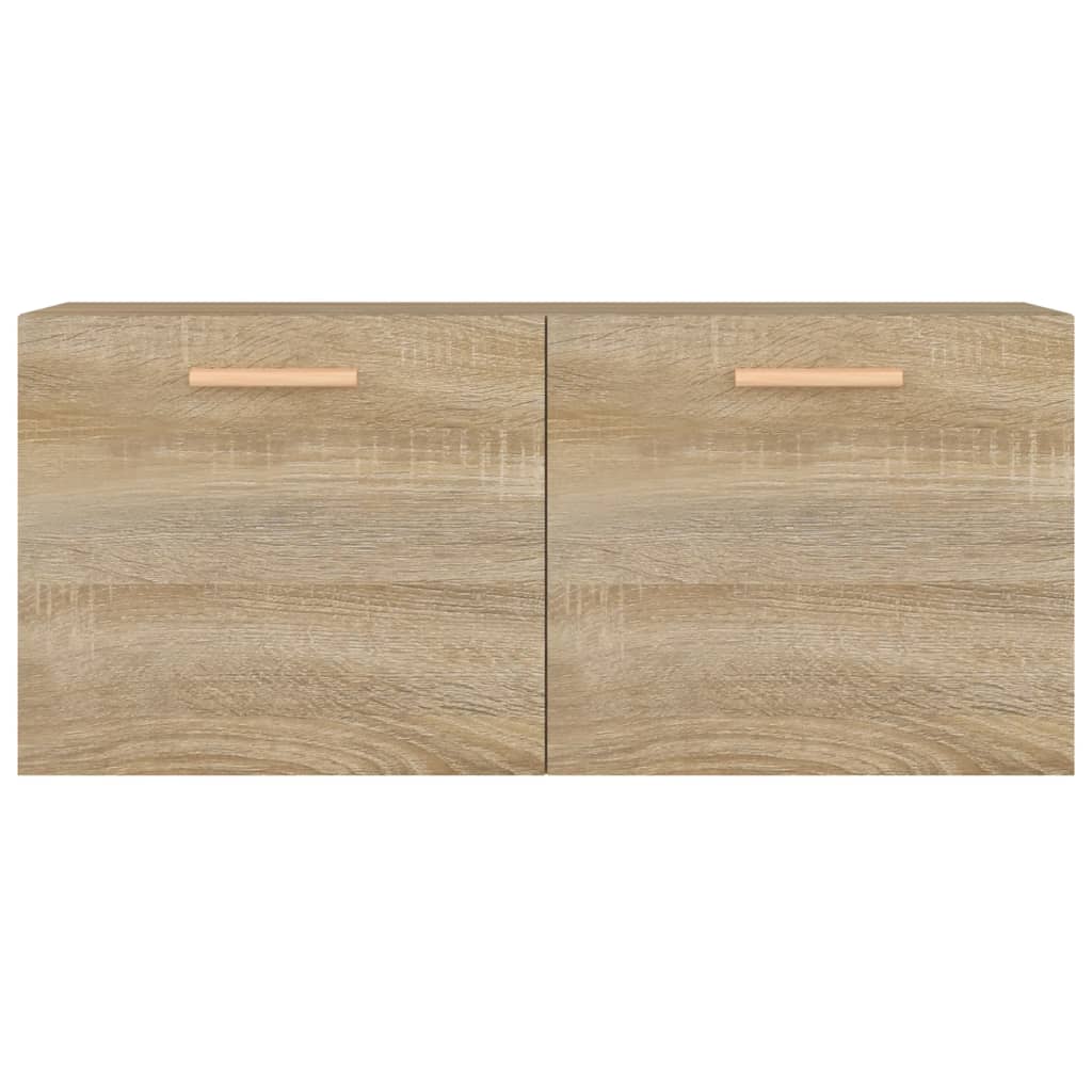 vidaXL Wandschrank Sonoma-Eiche 80x35x36,5 cm Holzwerkstoff