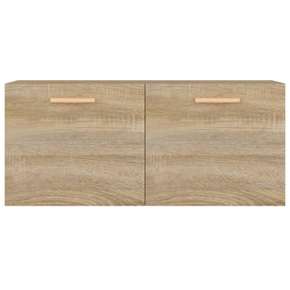 vidaXL Wandschrank Sonoma-Eiche 80x35x36,5 cm Holzwerkstoff