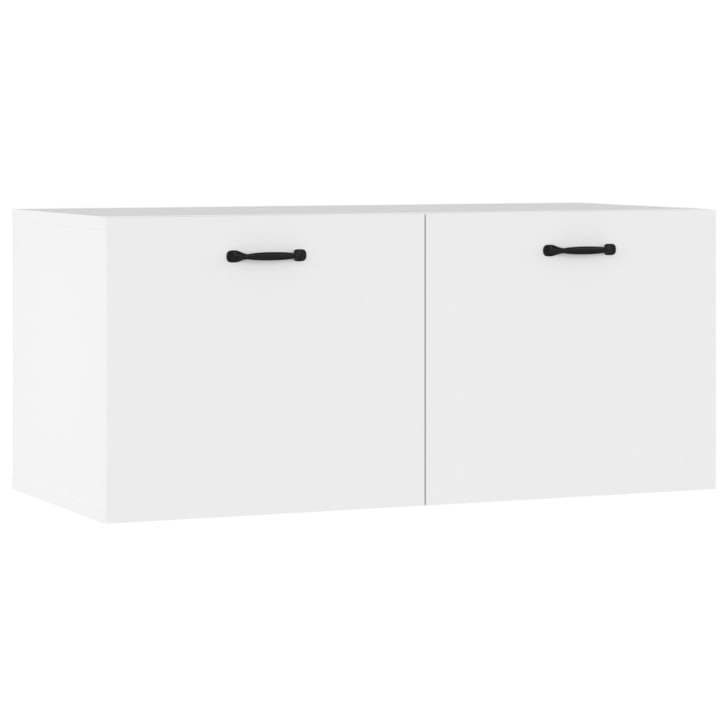 vidaXL Armoire murale blanc 80x36,5x35 cm Aggloméré