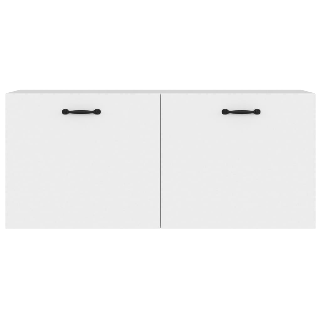 vidaXL Armoire murale blanc 80x36,5x35 cm Aggloméré