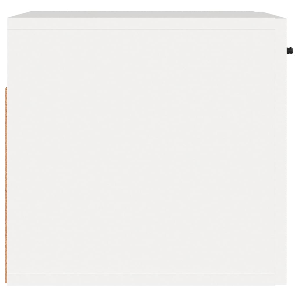 vidaXL Armoire murale blanc 80x36,5x35 cm Aggloméré