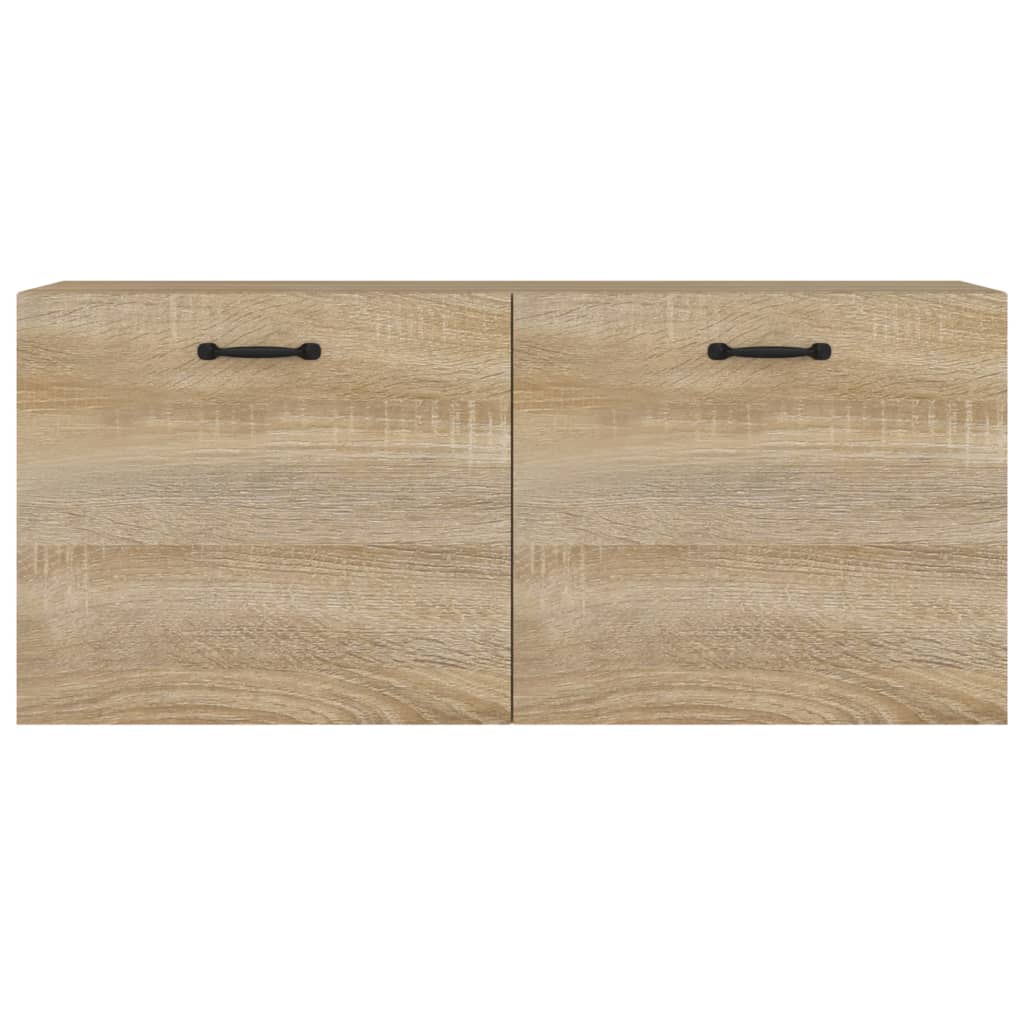 vidaXL Wandschrank Sonoma-Eiche 80x36,5x35 cm Holzwerkstoff