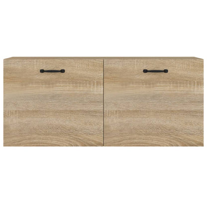vidaXL Wandschrank Sonoma-Eiche 80x36,5x35 cm Holzwerkstoff