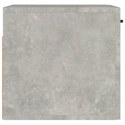 vidaXL Wandschrank Betongrau 80x36,5x35 cm Holzwerkstoff