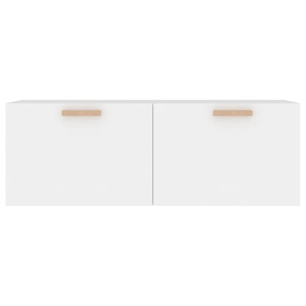 vidaXL Wandschrank Weiß 100x36,5x35 cm Holzwerkstoff