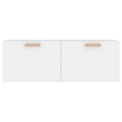 vidaXL Wandschrank Weiß 100x36,5x35 cm Holzwerkstoff