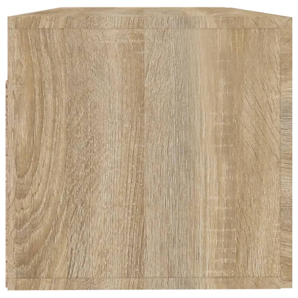 vidaXL Wandschrank Sonoma-Eiche 100x36,5x35 cm Holzwerkstoff