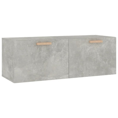 vidaXL Armoire murale gris béton 100x36,5x35 cm Aggloméré