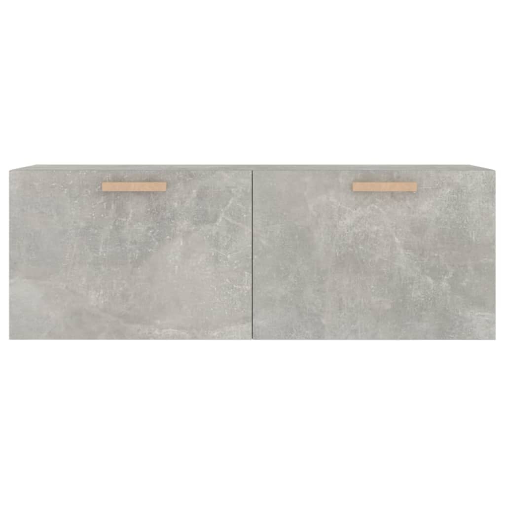 vidaXL Armoire murale gris béton 100x36,5x35 cm Aggloméré