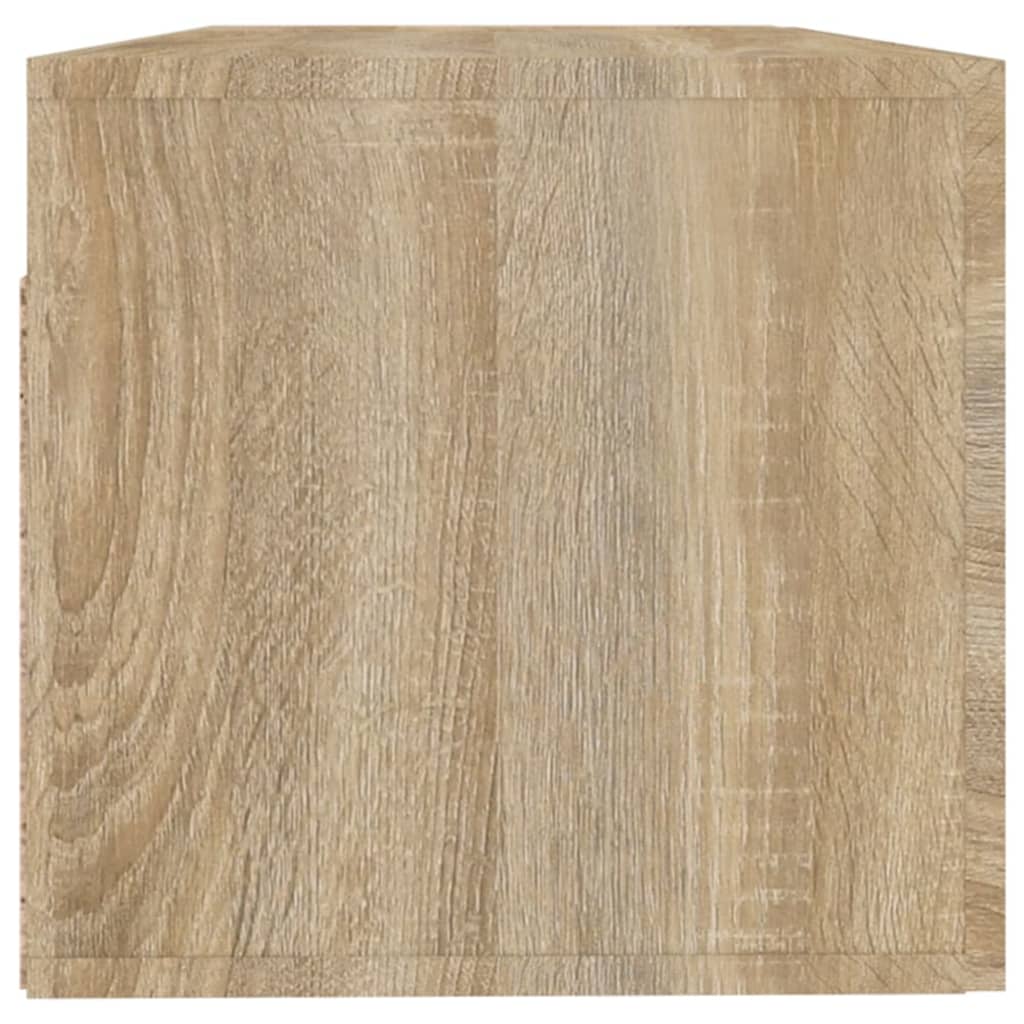 vidaXL Wandschrank Sonoma-Eiche 100x36,5x35 cm Holzwerkstoff