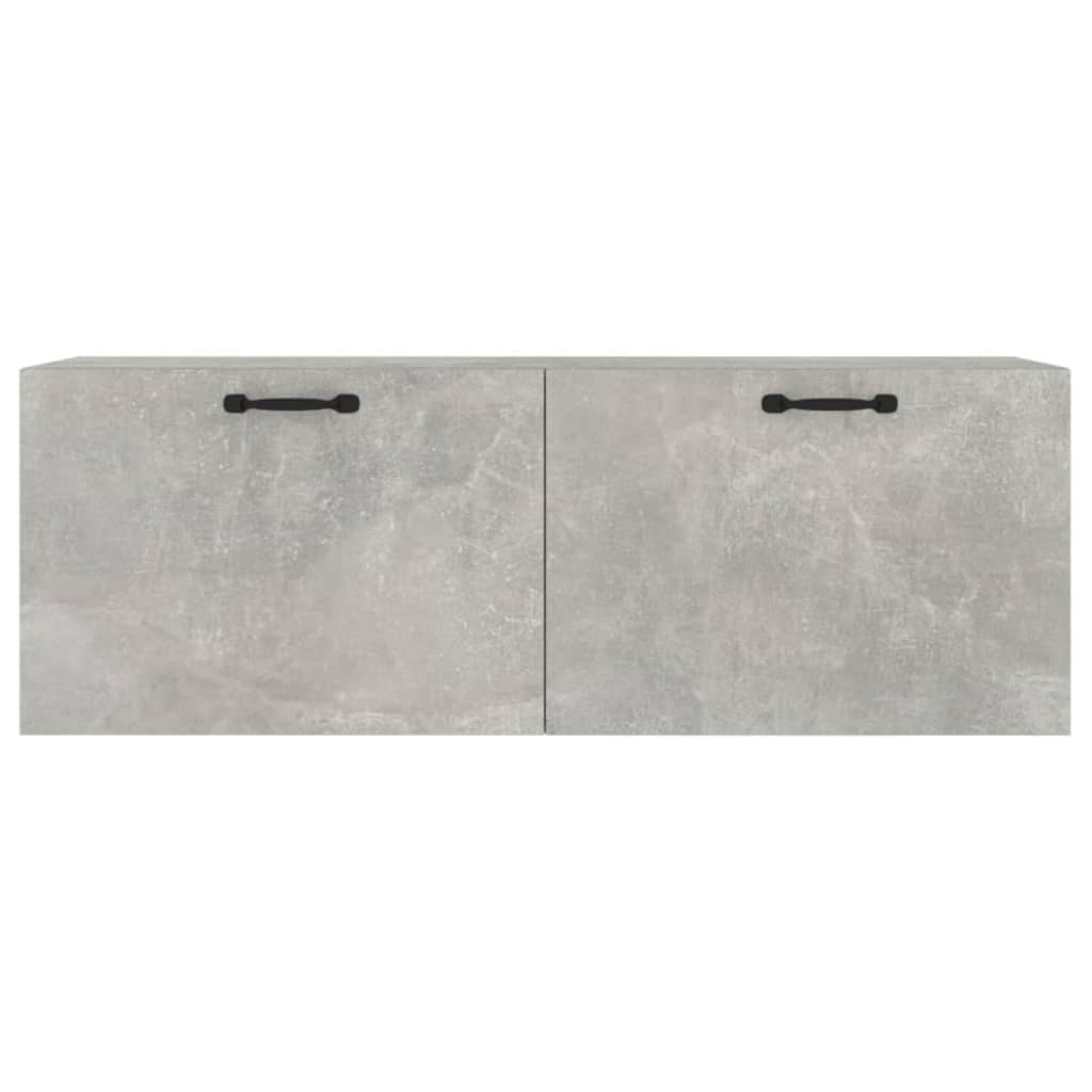 vidaXL Armoire murale gris béton 100x36,5x35 cm Aggloméré