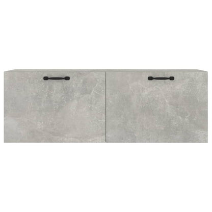 vidaXL Armoire murale gris béton 100x36,5x35 cm Aggloméré
