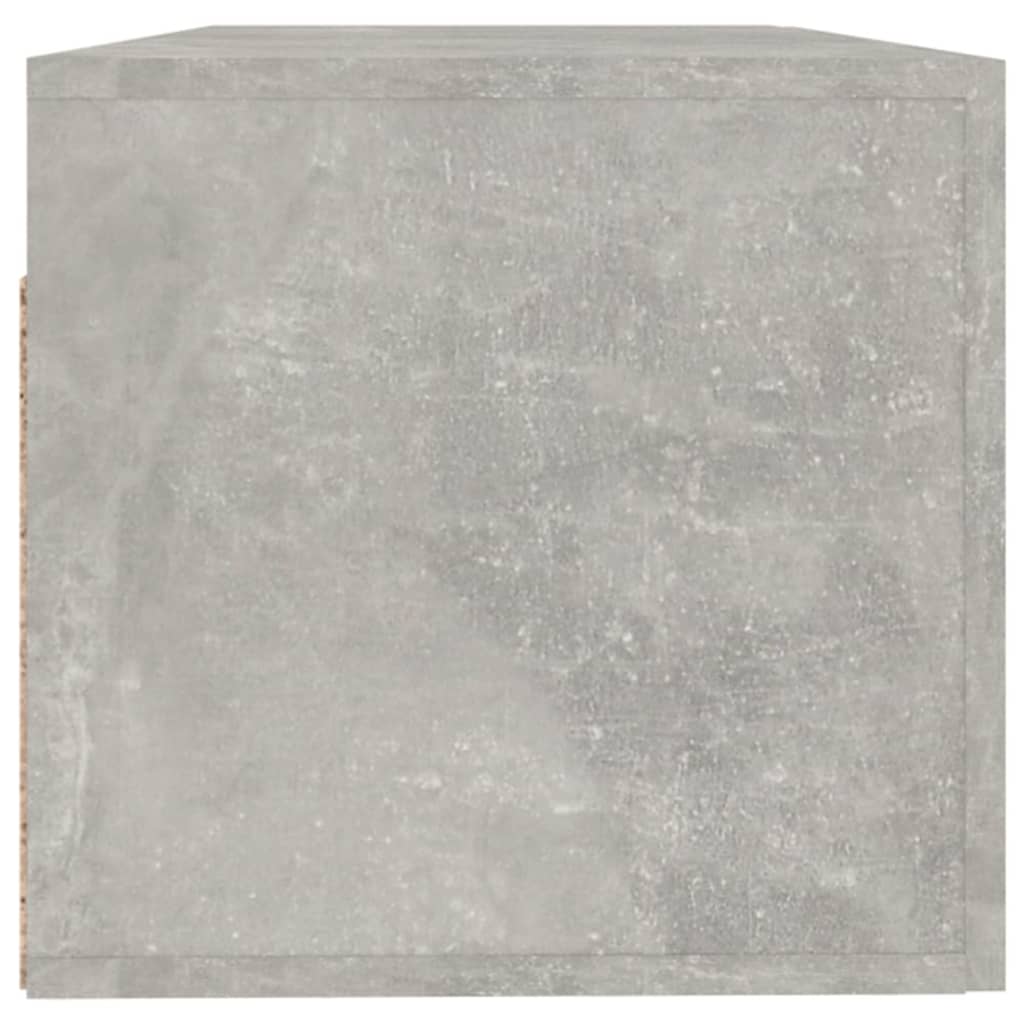 vidaXL Armoire murale gris béton 100x36,5x35 cm Aggloméré