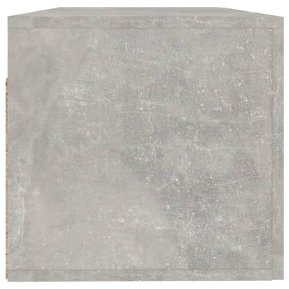 vidaXL Armoire murale gris béton 100x36,5x35 cm Aggloméré