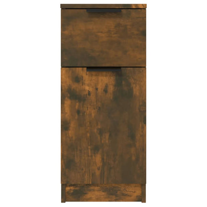 vidaXL Enfilades 2 pcs Chêne fumé 30x30x70 cm Bois d'ingénierie